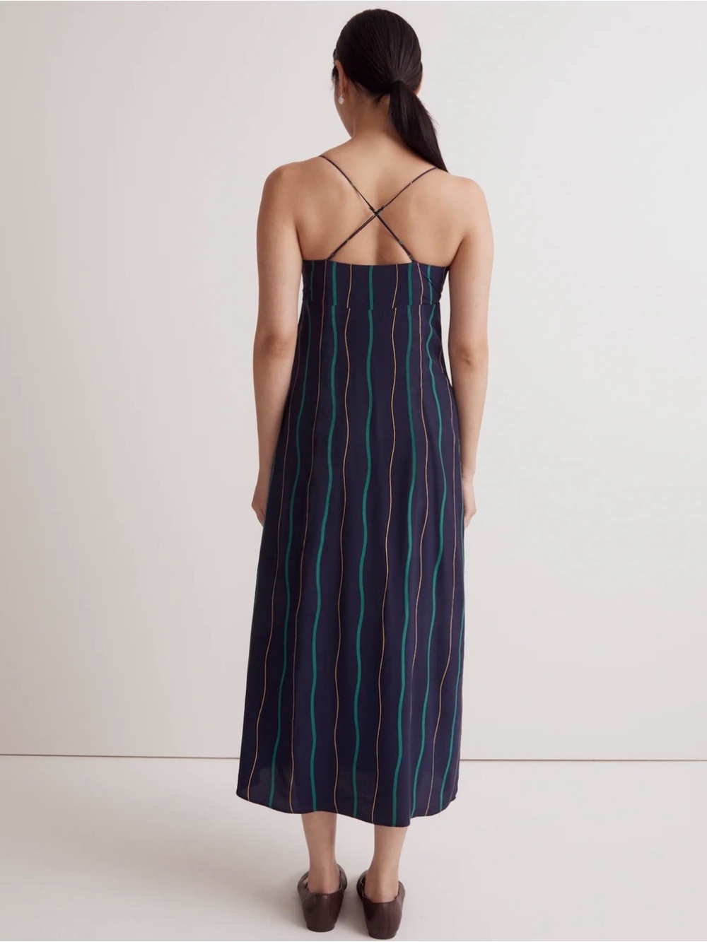 Madewell The Layton Midi Slip Dress NWT - Picture 2 of 6